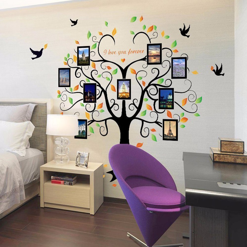 HKM-632979 Removable PVC Wall Sticker - Eco-Friendly and Waterproof Decorative Vinyl Decal 60x90CM