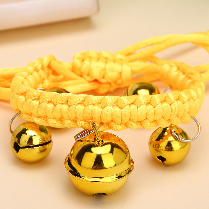 HKM-633299 Cute Puppy Cat Neck Jewelry Bell Collar