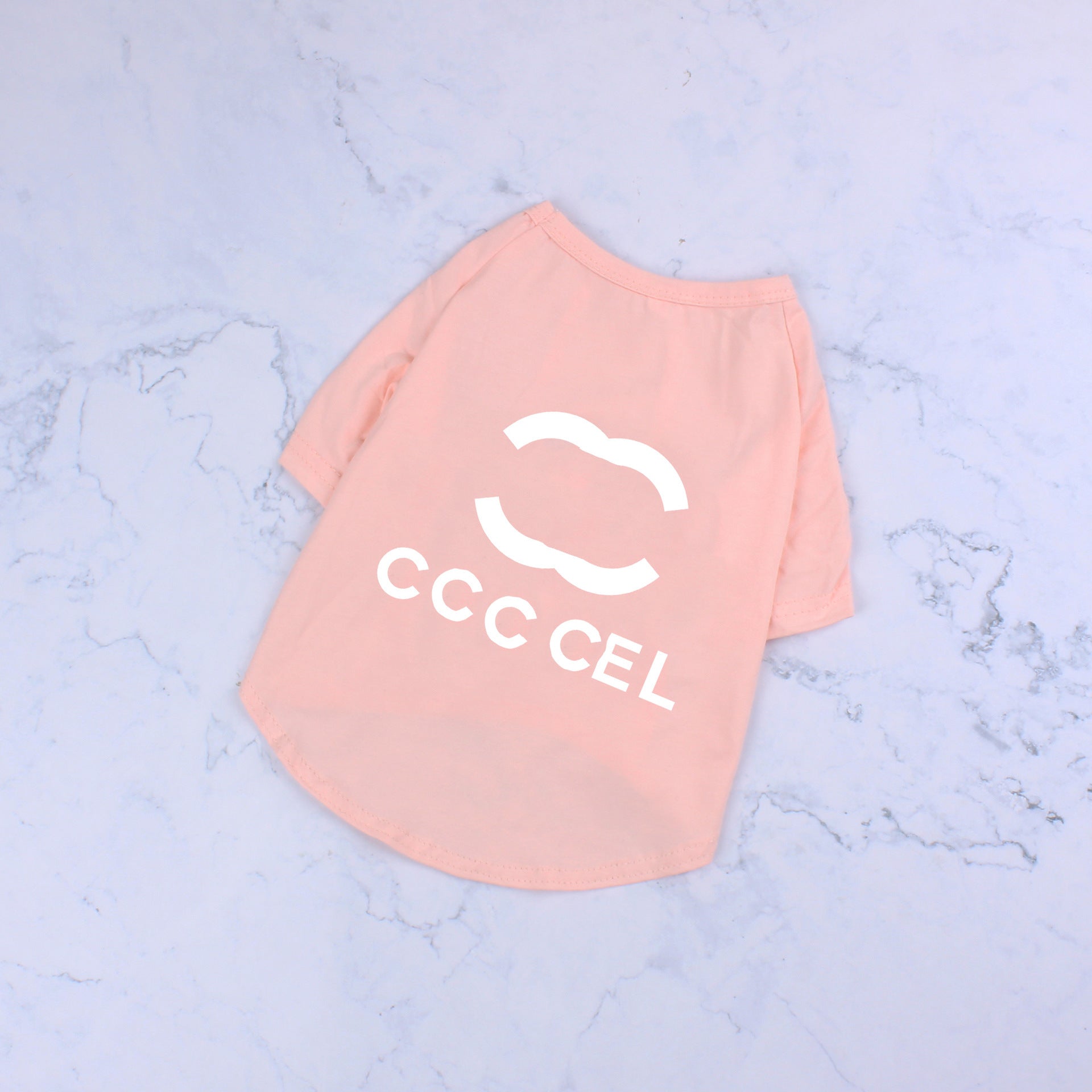 HKM-633363 Cotton Stretch Pet T-Shirt in Various Colors and Sizes for Spring and Summer