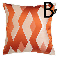 HKM-633427 Geometric Pattern Throw Pillow Case – Stylish Polyester Cushion Cover for Home Decor