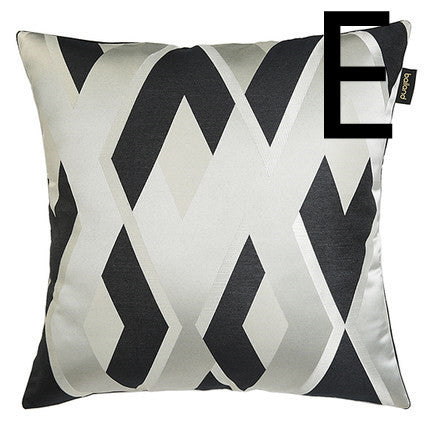 HKM-633427 Geometric Pattern Throw Pillow Case – Stylish Polyester Cushion Cover for Home Decor