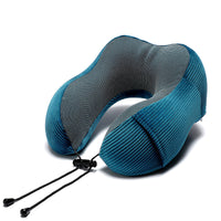 HKM-633427 U-Shaped Memory Foam Pillow with Magnetic Stripe Design - 30x30x12 cm