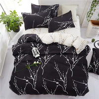 HKM-633555 Elegant 4-Piece Bed Linen Set for 1.5m & 2.2m Beds