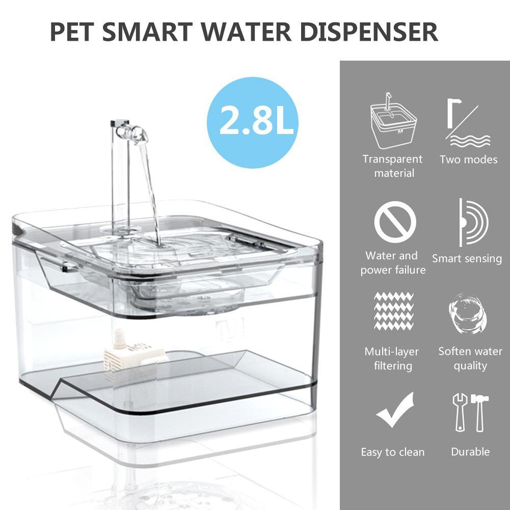 HKM-633619 Automatic Induction Water Dispenser with USB Charging - 2.8L Capacity, Smart Model, 120-Degree Detection Angle