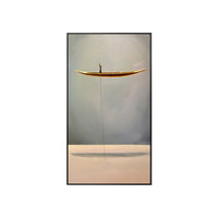 HKM-633747 Abstract Nature Landscape Canvas Painting - Single Frame Oil on Canvas Art
