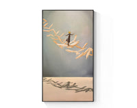 HKM-633747 Abstract Nature Landscape Canvas Painting - Single Frame Oil on Canvas Art