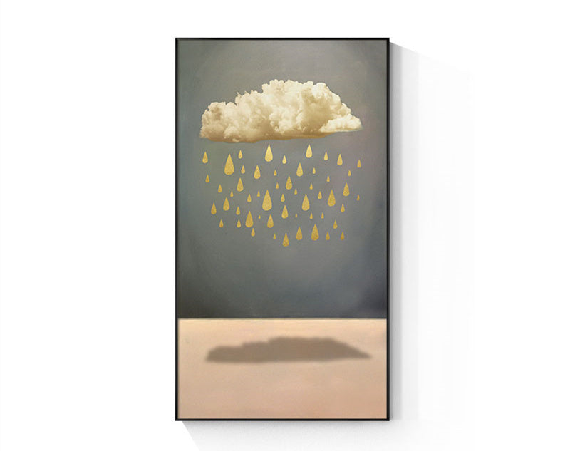 HKM-633747 Abstract Nature Landscape Canvas Painting - Single Frame Oil on Canvas Art