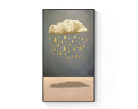 HKM-633747 Abstract Nature Landscape Canvas Painting - Single Frame Oil on Canvas Art