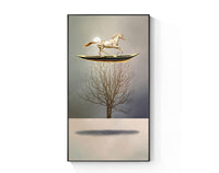 HKM-633747 Abstract Nature Landscape Canvas Painting - Single Frame Oil on Canvas Art