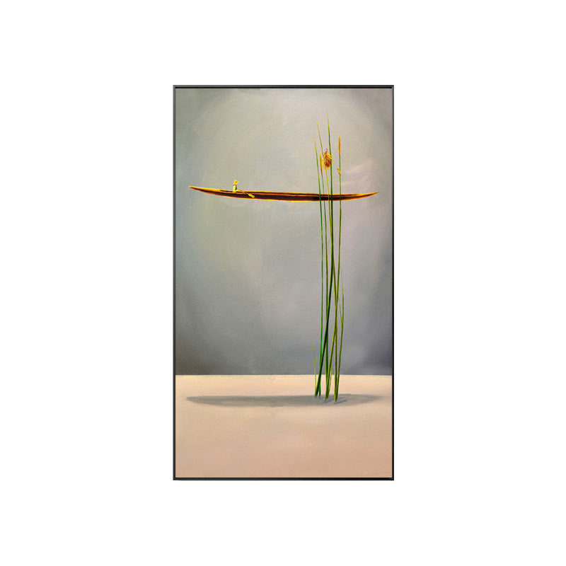 HKM-633747 Abstract Nature Landscape Canvas Painting - Single Frame Oil on Canvas Art