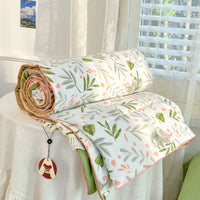HKM-633747 Summer Quilt for Maternal and Child - Cartoon Design in Washed Cotton, Soybean Fiber Filling, Available in Multiple Sizes