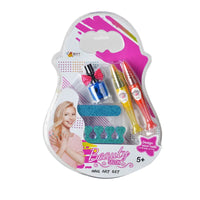 HKM-634003 DIY Princess Makeup Set for Girls with Washable Scented Nail and Lip Products, Age 5 and Up