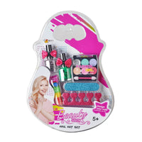 HKM-634003 DIY Princess Makeup Set for Girls with Washable Scented Nail and Lip Products, Age 5 and Up