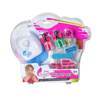HKM-634003 DIY Princess Makeup Set for Girls with Washable Scented Nail and Lip Products, Age 5 and Up