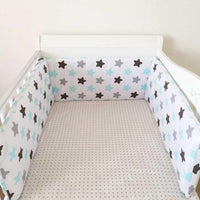 HKM-634067 Kids' Pure Cotton Removable Bed Set with Anti-Collision Guardrail and Canopy - 200x30 cm