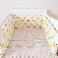 HKM-634067 Kids' Pure Cotton Removable Bed Set with Anti-Collision Guardrail and Canopy - 200x30 cm