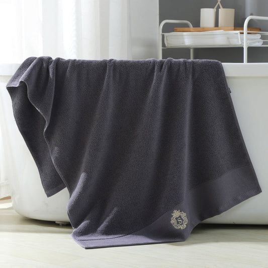 HKM-634131 Cotton Bath Towel Embroidery Set in Gift Box - Available in Elegant Colors