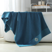 HKM-634131 Cotton Bath Towel Embroidery Set in Gift Box - Available in Elegant Colors