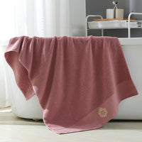 HKM-634131 Cotton Bath Towel Embroidery Set in Gift Box - Available in Elegant Colors