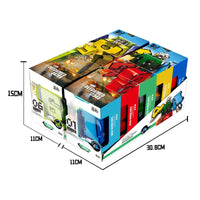 HKM-634387 Transformable Learning Robot Puzzle Toy Set for Preschool Kids - 5 Pieces, Educational Fun for Ages 2-4