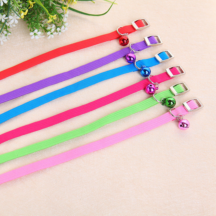 HKM-634451 Pet Fashion Dog And Cat Elastic Band Bell Collar