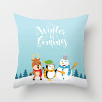 HKM-634707 Cartoon Character Peach Skin Sofa Pillowcase - 45x45 cm, Fawn Color