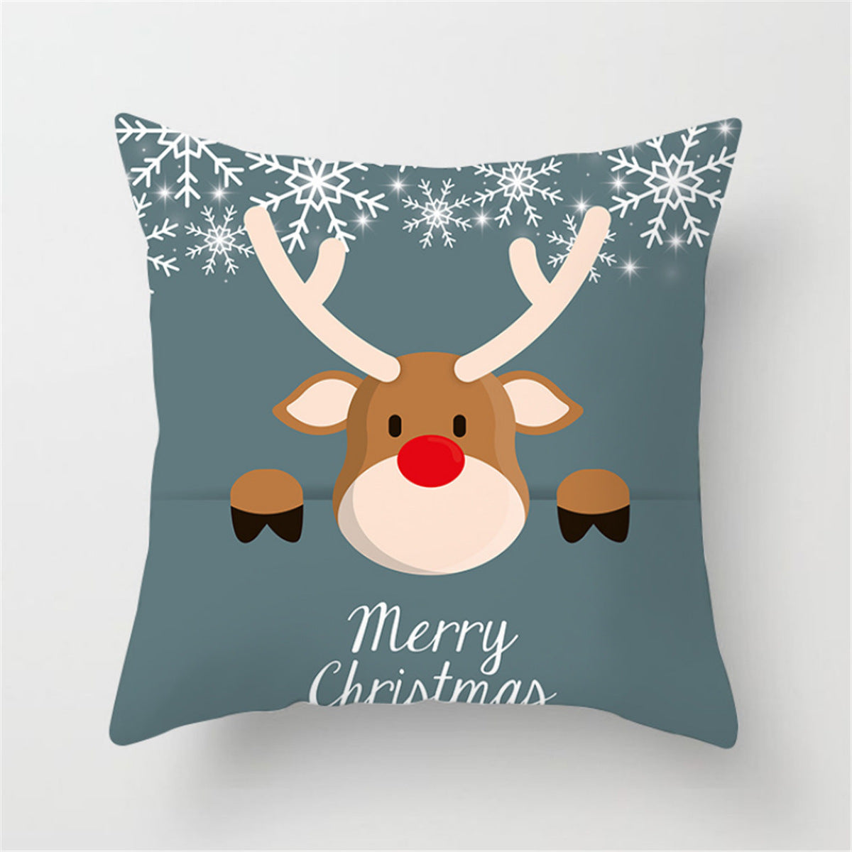 HKM-634707 Cartoon Character Peach Skin Sofa Pillowcase - 45x45 cm, Fawn Color