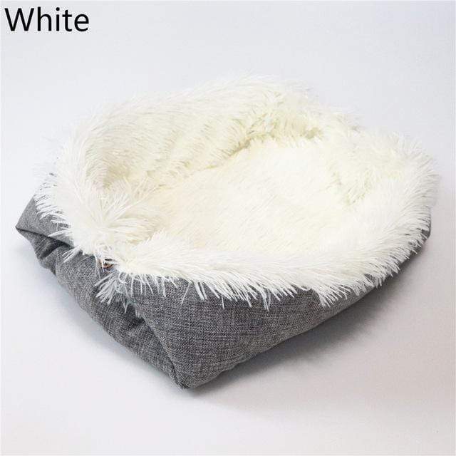 HKM-634707 Cozy Removable Pet Nest in Bright Colors with Arctic Plush and Waterproof Shell