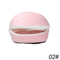 HKM-634707 Cozy Removable Pet Nest in Bright Colors with Arctic Plush and Waterproof Shell