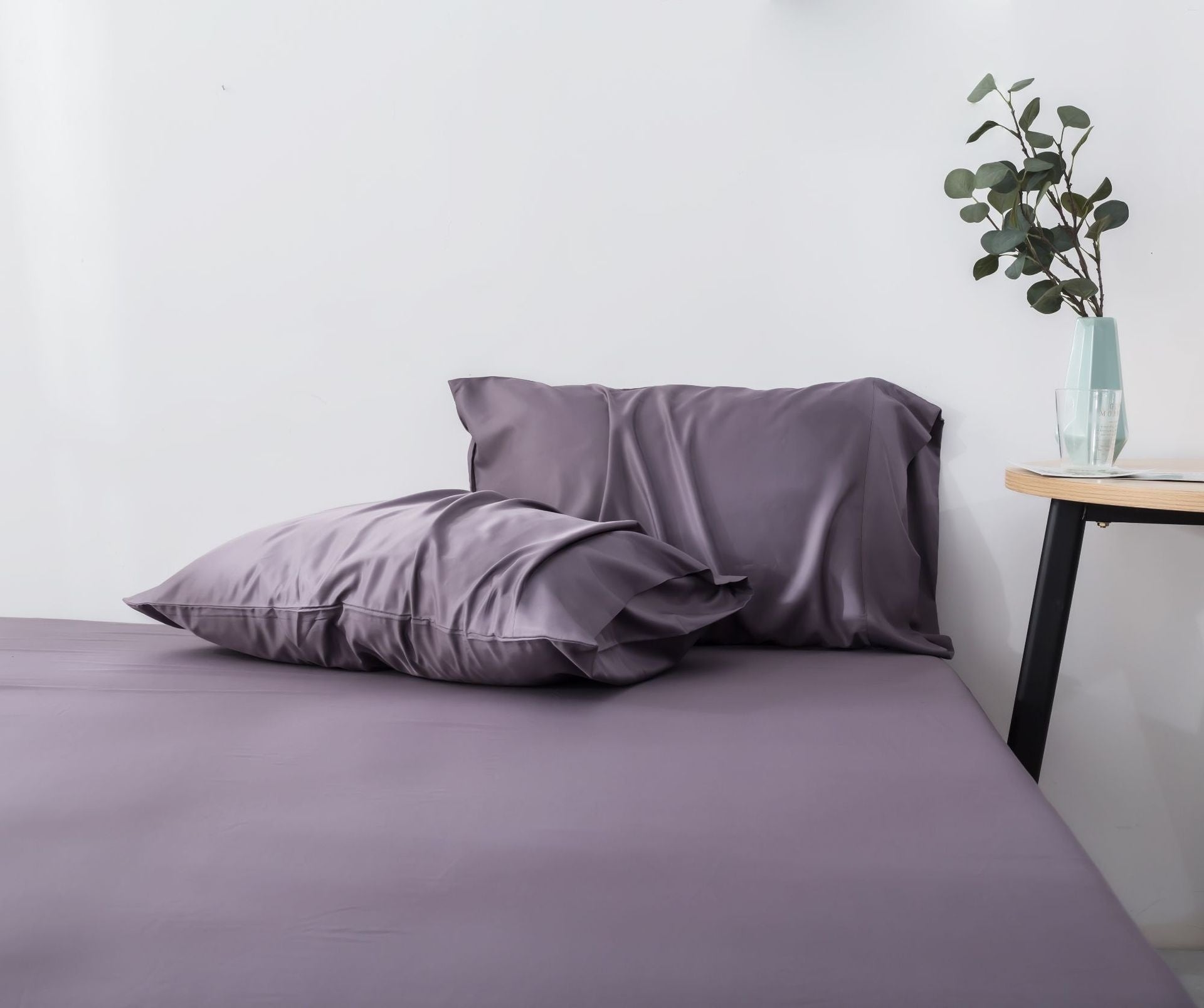 HKM-634899 Solid Color Polyester Pillowcase 48x74cm in Multiple Modern Shades