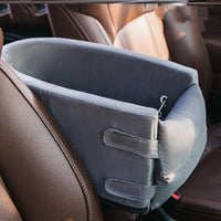 HKM-635091 Deerskin Velvet Anti-Dirty Nest for Dogs in Car - Brown, Gray, Blue