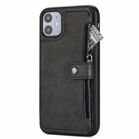 HKM-635155 Magnetic Flip Cover Protective Shell for iPhone 11, 11 Pro & 11 Pro Max - Imitation Leather Wallet Style