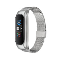 HKM-635411 Three-Bead Metal Wristband for Mi Band 3/4 and Mi Band 5 - 24.5cm