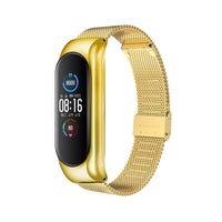 HKM-635411 Three-Bead Metal Wristband for Mi Band 3/4 and Mi Band 5 - 24.5cm