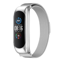 HKM-635411 Three-Bead Metal Wristband for Mi Band 3/4 and Mi Band 5 - 24.5cm