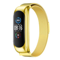 HKM-635411 Three-Bead Metal Wristband for Mi Band 3/4 and Mi Band 5 - 24.5cm