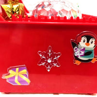 HKM-635667 Electric Lift Music Gift Box with Motion, Plastic, 17x11x8cm, Battery Operated