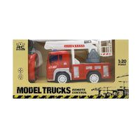 HKM-635859 1:20 Scale RC Fire Truck Toy with Extendable Ladder for Kids Ages 2-7