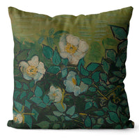 HKM-635859 Home Art Double-Sided Velvet and Linen Oil Painting Pillow Cover - 45x45cm