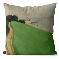 HKM-635859 Home Art Double-Sided Velvet and Linen Oil Painting Pillow Cover - 45x45cm
