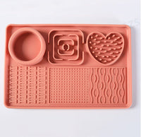 HKM-635923 Dog Silicone Slow Feeder Mat - Square and Rectangular Designs, Multiple Colors