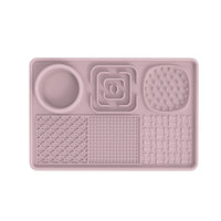 HKM-635923 Dog Silicone Slow Feeder Mat - Square and Rectangular Designs, Multiple Colors