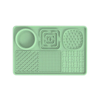 HKM-635923 Dog Silicone Slow Feeder Mat - Square and Rectangular Designs, Multiple Colors