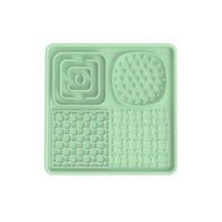 HKM-635923 Dog Silicone Slow Feeder Mat - Square and Rectangular Designs, Multiple Colors