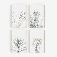 HKM-636051 Nordic Modern Canvas Painting with Floral and Leaf Patterns for Home Decoration