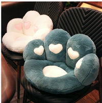 HKM-636115 Cute Cat Paw Plush Pillow for Sofa and Chair Decoration - Non-Slip Heart Design Cushion, Perfect for Valentine's Day & Birthdays