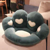 HKM-636115 Cute Cat Paw Plush Pillow for Sofa and Chair Decoration - Non-Slip Heart Design Cushion, Perfect for Valentine's Day & Birthdays