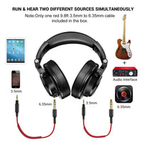 HKM-636115 Over-Ear Headphones with 40mm Drivers and High Sensitivity, Ideal for Music and Gaming