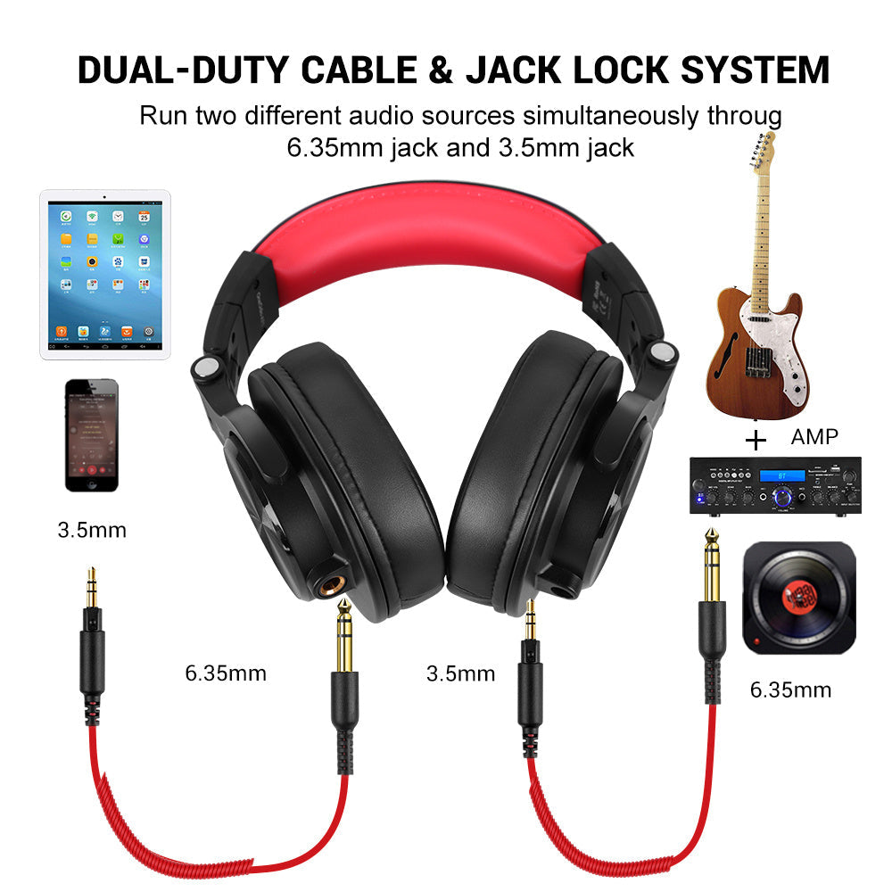 HKM-636115 Over-Ear Headphones with 40mm Drivers and High Sensitivity, Ideal for Music and Gaming