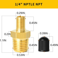 HKM-636243 Container Expansion Water Tank Inflation Nozzle - 1/4" NPT Options Available